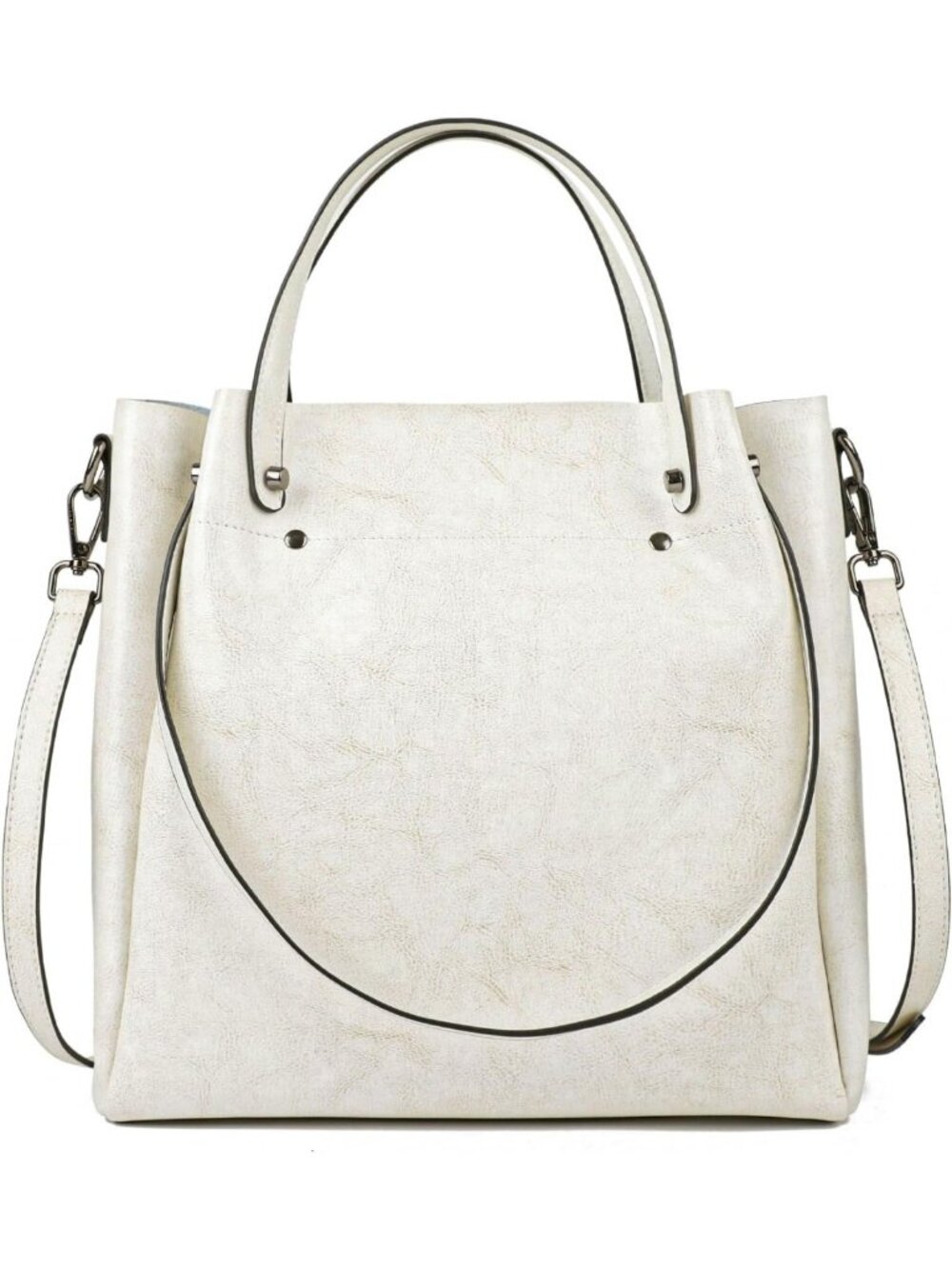 Stylish Genuine Leather Tote & Crossbody Bag for Women - Versatile Shoulder Bag